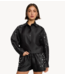 Alix The Label Blouse ladies woven studs cropped blouse black