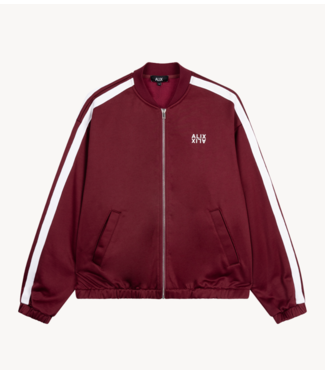 Alix The Label Jacket ladies knitted trainings sweat jacket bordeaux