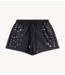 Alix The Label Short ladies woven studs short black