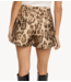 Alix The Label Short ladies woven jaguar shorts animal