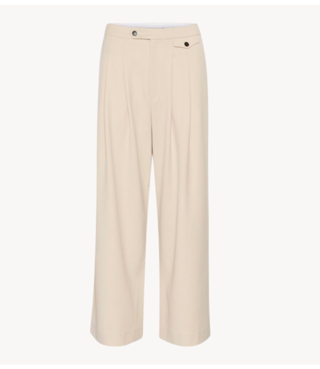 Gestuz Broek GZedina HW pants Dark Beech