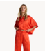 Alix The Label Blouse ladies woven hearts blouse red orange