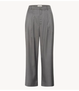 Gestuz Broek GZeffy HW Pants Dark Grey Melange