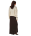My Essential Wardrobe Rok EstelleMW Long Skirt Espresso