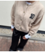 10DAYS Vest soft baseball knit cardigan earth