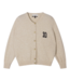 10DAYS Vest soft baseball knit cardigan earth