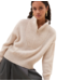 BY-BAR Trui boxy beau pullover chalk