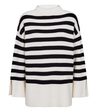 Copenhagen Muse Trui CMCOLIN-PULLOVER Jet Stream w. Black