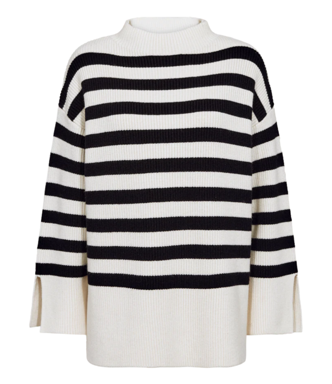 Copenhagen Muse Trui CMCOLIN-PULLOVER Jet Stream w. Black