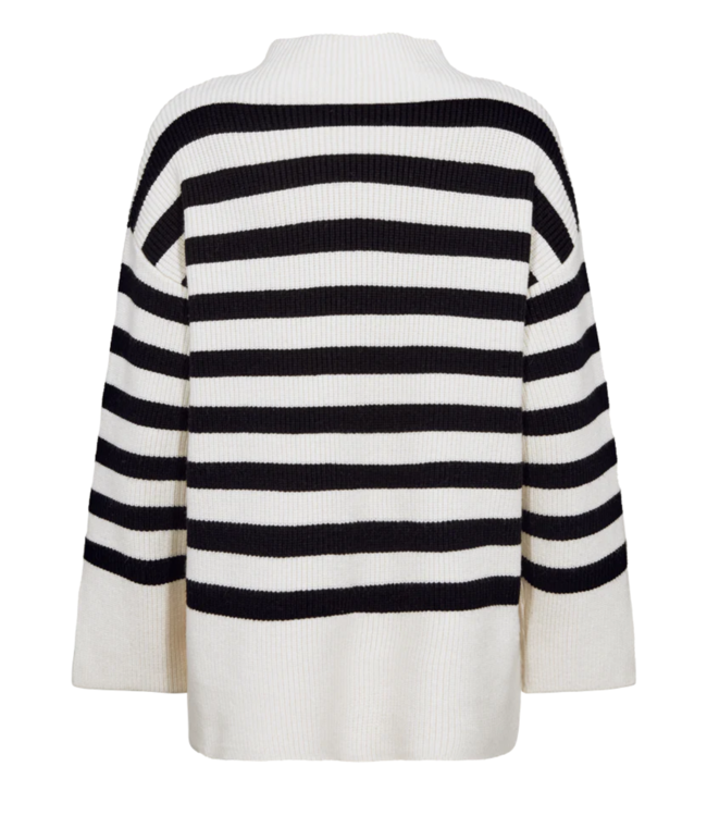 Copenhagen Muse Trui CMCOLIN-PULLOVER Jet Stream w. Black