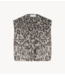 BY-BAR Jacket maggie sleeveless leo jacket leopard print