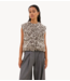 BY-BAR Jacket maggie sleeveless leo jacket leopard print