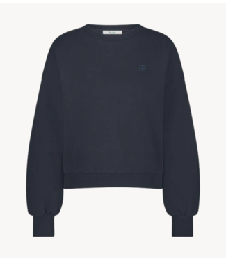 BY-BAR Trui bibi lucky curve sweater midnight