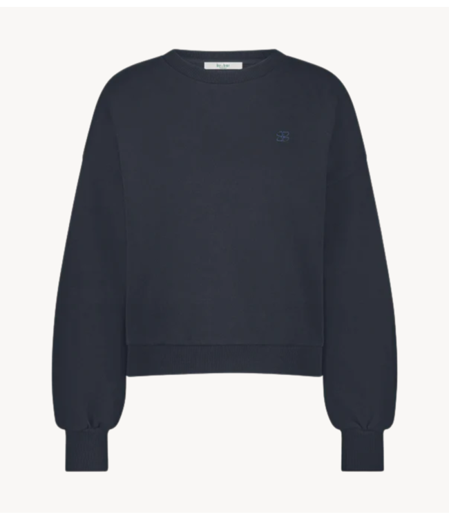 BY-BAR Trui bibi lucky curve sweater midnight