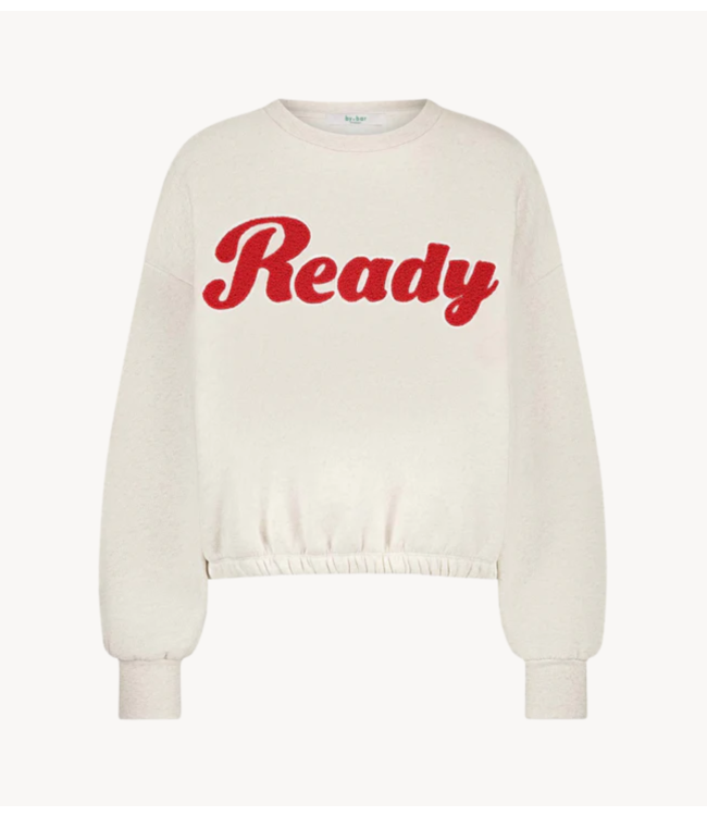 BY-BAR Trui bodil ready sweater oyster melee