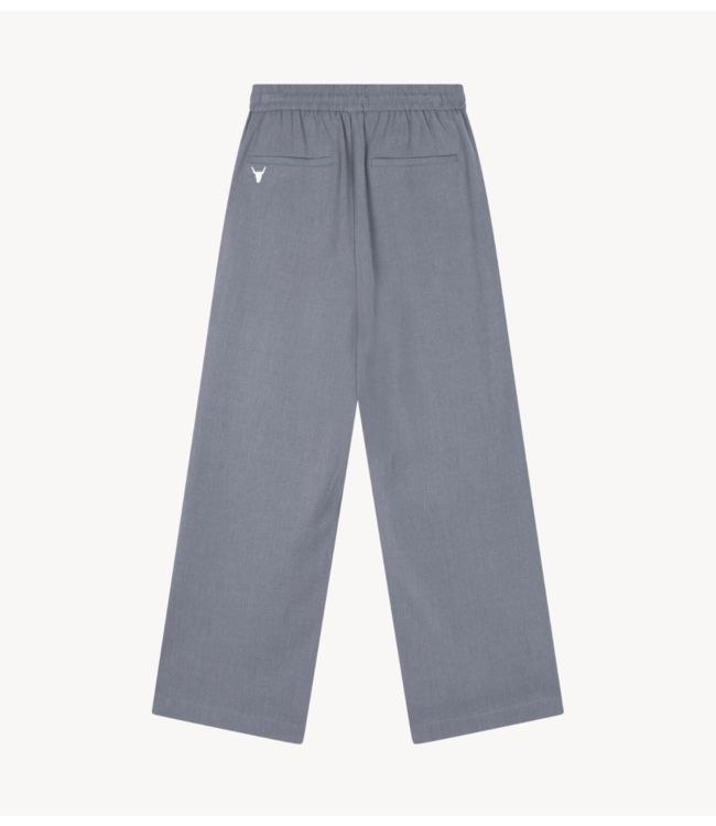 Alix The Label Broek ladies woven relaxed pants soft grey melange