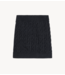 Alix The Label Rok ladies knitted cable skirt antracite melange