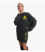 Alix The Label Rok ladies knitted cable skirt antracite melange
