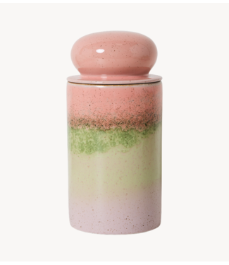 HKLIVING Voorraadpot 70s ceramics: storage jar, glaze