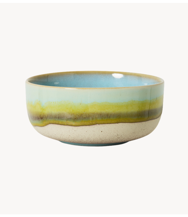 HKLIVING Kom 70s ceramics: dessert bowl, glint
