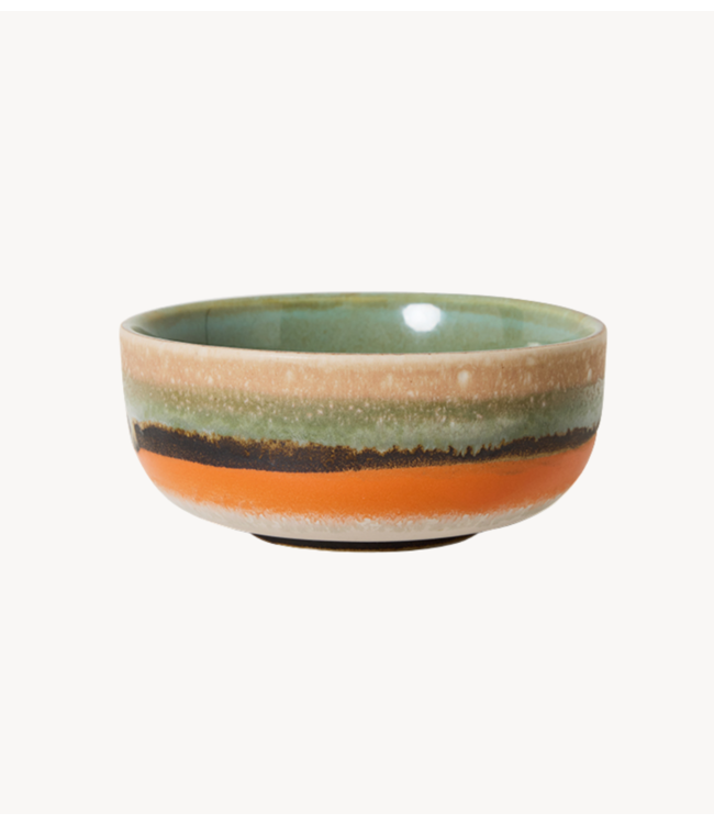 HKLIVING Kom 70s ceramics: tapas bowl, burst
