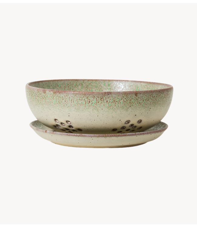 HKLIVING Kom 70s ceramics: berry bowl, slush