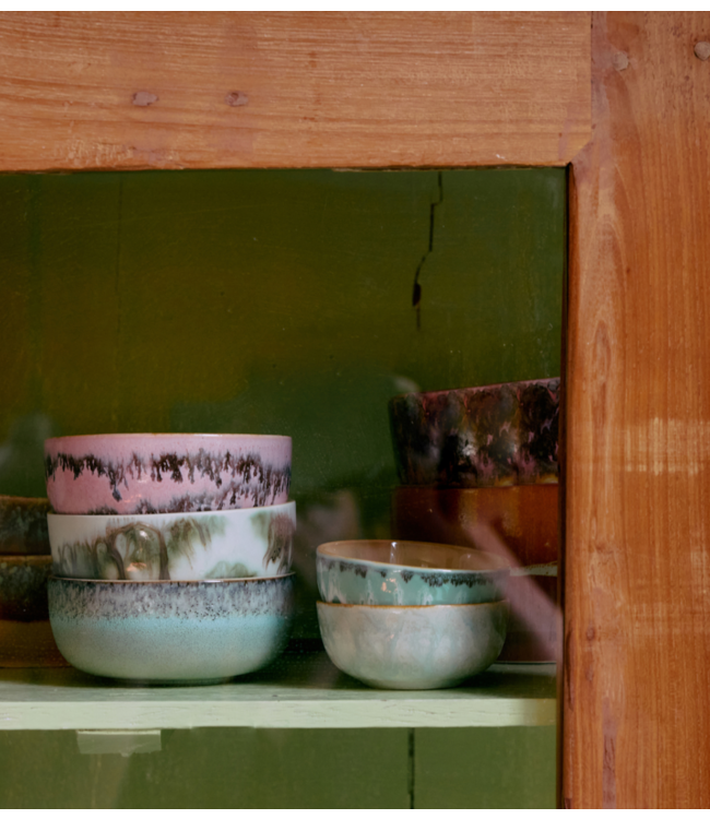 HKLIVING Kom 70s ceramics: tapas bowl, tide