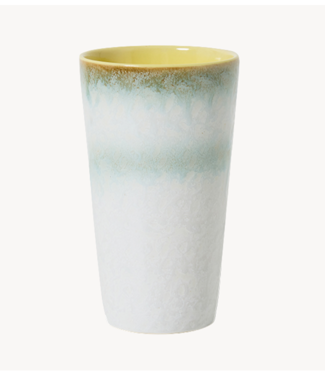 HKLIVING Mok 70s ceramics: latte mug, petal