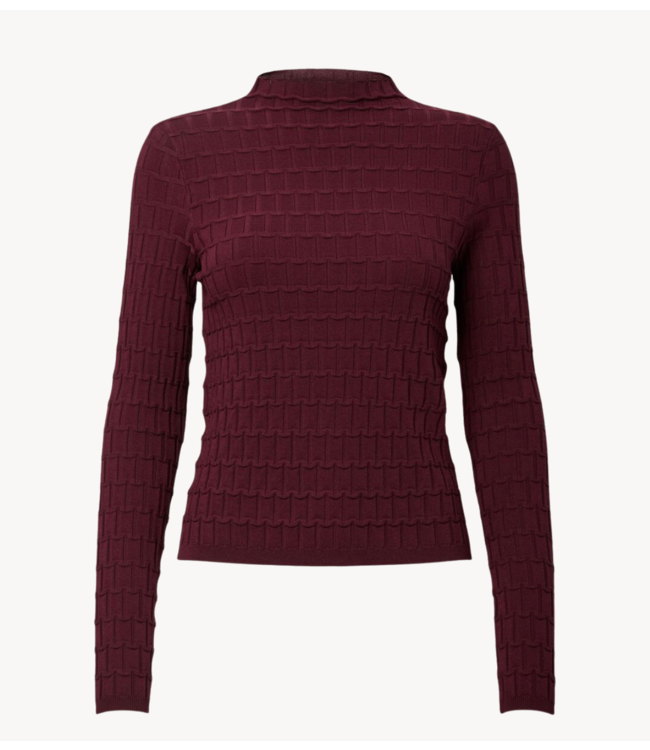 Y.A.S Trui YASTRIXO LS KNIT PULLOVER S. Port Royale