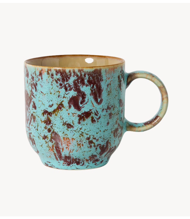 HKLIVING Mok 70s ceramics: café mug, patina