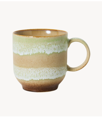 HKLIVING Mok 70s ceramics: café mug, umber