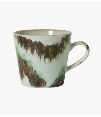 HKLIVING Mok 70s ceramics: cappuccino mug, tide