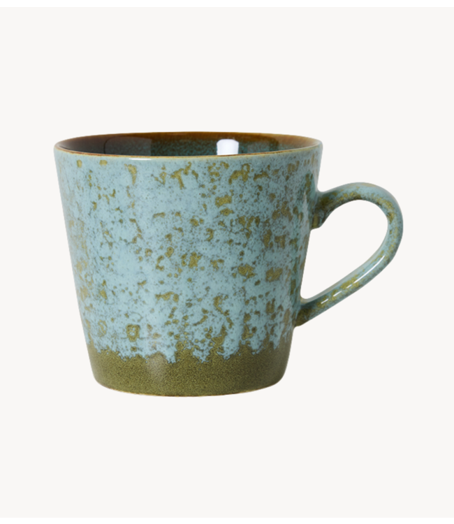 HKLIVING Mok 70s ceramics: cappuccino mug, verdigris