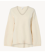 Y.A.S Trui YASELMA LS V-NECK KNIT PULLOVER NOOS Birch