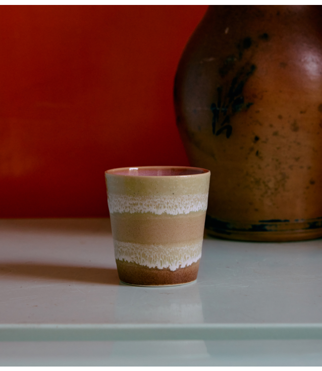 HKLIVING Mok 70s ceramics: coffee mug, umber