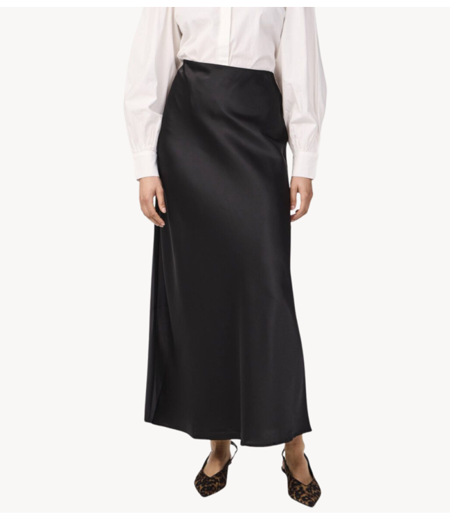 Y.A.S Rok YASPELLA HW MAXI SKIRT S. NOOS Black
