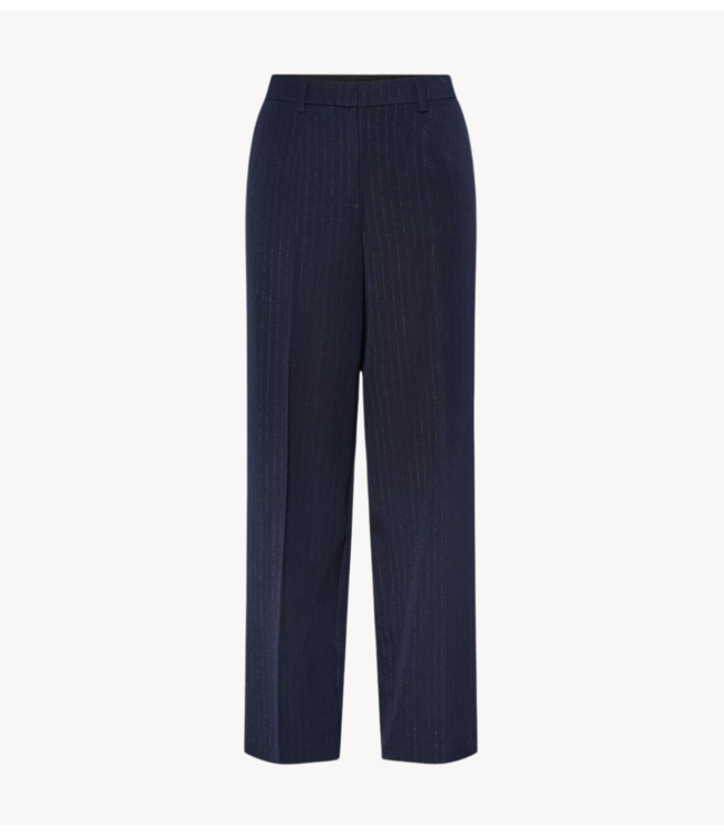 Y.A.S Broek YASMIDNIGHT WIDE MW PANT S. Navy Blazer