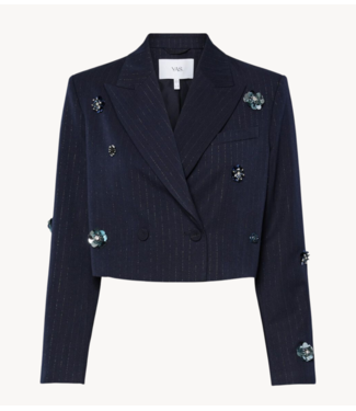 Y.A.S Blazer YASMIDNIGHT LS SHORT BLAZER S. Navy Blazer