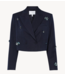 Y.A.S Blazer YASMIDNIGHT LS SHORT BLAZER S. Navy Blazer