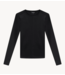 Refined Department Top ladies knitted thumbhole longsleeve PENNY black
