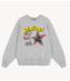 Refined Department Trui ladies knitted oversized sweater JAYNE grey melange