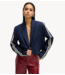 Refined Department Blazer ladies woven cropped blazer NIV navy