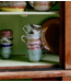 HKLIVING Mok 70s ceramics: cappuccino mugs, dada (set of 4)