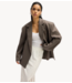 Refined Department Blazer ladies woven overlayed blazer ADELE taupe