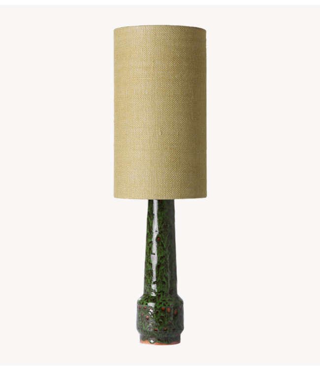 HKLIVING Lampenvoet retro stoneware lamp base green