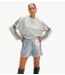 Refined Department Broek ladies knitted sequin shorts ALICE silver