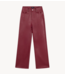 Refined Department Broek ladies woven vegan leather wide leg pants ESMEE bordeaux