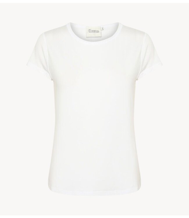 My Essential Wardrobe Top 16 THE MODAL TEE NOOS Bright White
