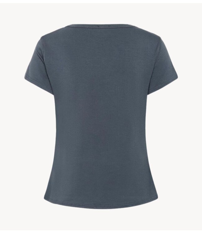 My Essential Wardrobe Top 16 THE MODAL TEE Dark Slate