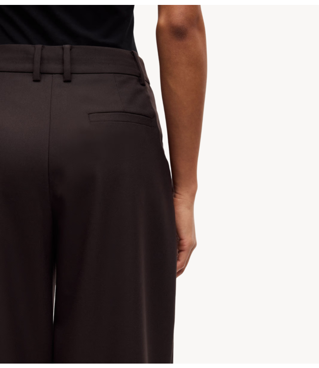 Samsøe Samsøe Broek SAAGNETA TROUSERS 14930 Black Coffee